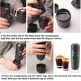 thumbnail image 3 of INTSUPERMAI Mini Portable Hand Press Coffee Pot Espresso Machine for Travel, 3 of 7