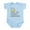 Sky Blue, variant on - Its A Lizard Thing Infant Bodysuit - Baby Light Bodysuit, Size Newborn - 24 Months