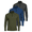 Set F, variant on 3 Pack Men's Dry Fit Quarter Zip Long Sleeve Athletic Workout Golf Shirts