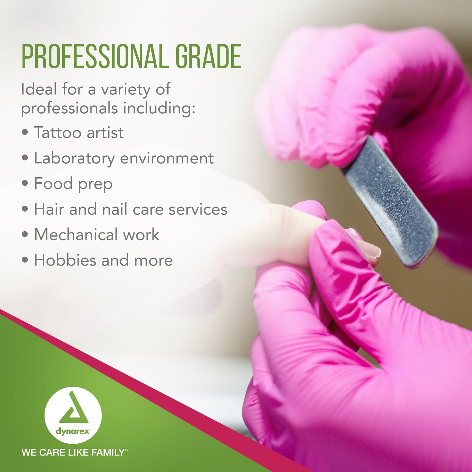 Dynarex AloeSkin Nitrile Exam Gloves with Aloe, Powder-Free, Disposable Gloves with Aloe Vera for Dry Hands, Magenta, Small, 1 Case of 1000 Gloves - 10 Boxes of 100 Gloves