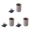thumbnail image 3 of bedienty 2Pcs/set Wall-mounted Toothbrush Holder Organizer Environment-friendly Plastic Toothpaste Wash Environment-friendly Plastic Toothpaste Wash Cup Mug Coffee 3Set, 3 of 6