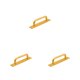 thumbnail image 4 of Scienceny manija de los muebles con tornillos de montaje perillas de hardware de aluminio mejora tiradores de puertas resistentes al desgaste balcón Type1 NO1 Scienceny CBP376139, 4 of 6