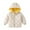 Beige, variant on 1-7T Girls Boys Jacket Toddler Kids Winter Warm Coats Hooded Padded Outwear