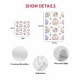 thumbnail image 7 of Easter Colorful Eggs Kitchen Dish Towels for Drying Dishes Set of 2, Spring Flowers Leaves Country Plants Waffle Weave Microfiber Hand Tea Bathroom Towels Quick Dry & Absorbent Towel 12x12, 7 of 7