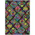 thumbnail image 2 of Addison Rugs Chantille Indoor/Outdoor Transitional Diamonds Black Washable Rectangle Rug, 5' x 7'6", 2 of 6