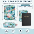 thumbnail image 3 of Bible Covers Bible Case Bible Bag, 10x7.5 in Bible Covers Canvas Bible Holder with Handle Fits for Standard Size Bible, Gifts for Women Men, 3 of 7