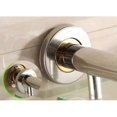 thumbnail image 2 of Aluminum Bathroom Glass Shelves Tempered Glass Rectangular 1 Ply Extra Thick Silver Sand Spray Wall Mount, 2 of 4