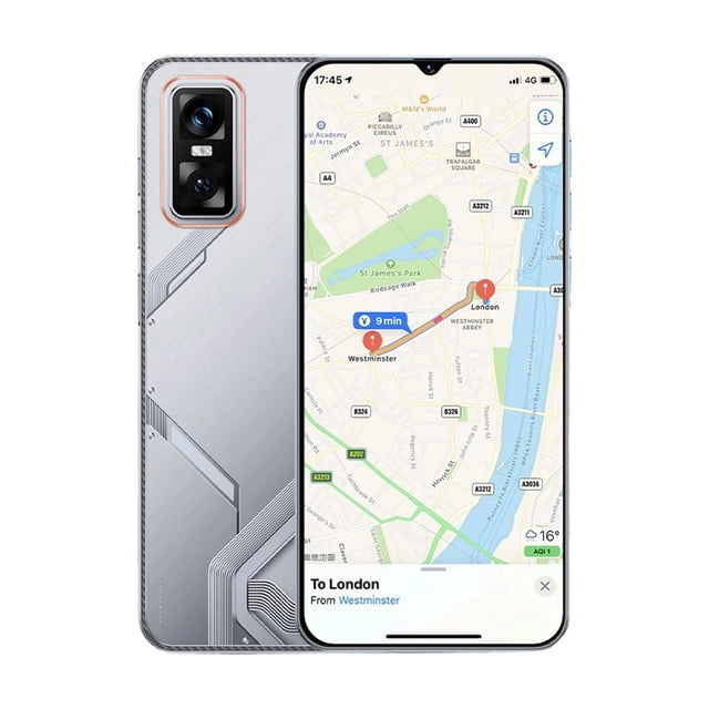 Herunwer 6.28-Inch Quad-Core Smartphone, Dual Camera with Advanced Facial Recognition