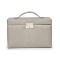 thumbnail image 1 of Joyero Wolf Heritage Small Pewter Saffiano con funda de viaje, 1 of 6
