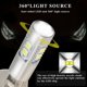 thumbnail image 3 of Juego de 2 bombillas LED H1 para faros delanteros, superbrillantes, 100 W, 2400 LM, luz de circulación diurna, haz de 360°, faros antiniebla, 3 of 5