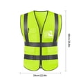 thumbnail image 1 of Women Men Night Work Reflective Vest Construction Traffic Breathable ;;; ;;; ;;; ;;; Mesh Workwear A Type, 1 of 8
