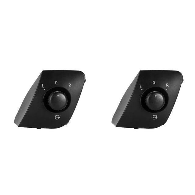 Xingzhi Car Side Mirror Switch Plastic Rearview Mirrors Adjust Knob Repair 2Set