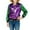 Purple, variant on Mardi Gras Sequin Jacket for Boys & Girls, Mardi Gras Outfit (Purple 6-7 Years)