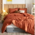 thumbnail image 3 of Pavish Export Pom Pom Duvet Cover in Burnt Orange Bedding Set, Rust Comforter Cover, Duvet Cover Set Bedding Custom Size Duvet Cover Set Sup.King, 3 of 5