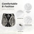 thumbnail image 4 of Rocae Skeletons Love Flowers for Women's Athletic Shorts Workout Hiking Shorts Athletic Shorts for Running, Yoga, Gym, Sports-Small, 4 of 7