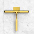 thumbnail image 1 of No Drill Silicone Squeegee, for Mirror, Windshield, with Adhesive Hook, Non-Slip Handle, 1 of 5