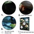 thumbnail image 3 of Designart "Green Frog In Glassy Hues I" Frogs & Toads Floater Framed Wall Art Living Room, 3 of 5