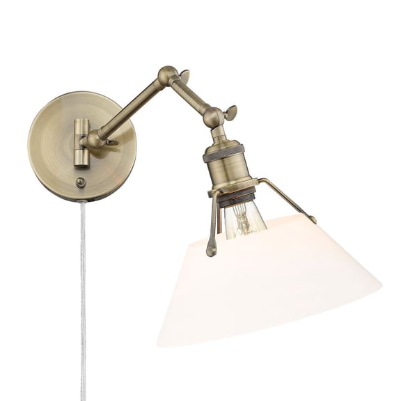 Golden Lighting - Orwell - 1 Light Articulating Wall Sconce in Transitional
