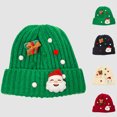 thumbnail image 4 of Lovskoo Novelty Green Santa Hat Adults Women and Men Knit Hat New Year Festival Fashion Casual Christmas Hat Red, 4 of 4
