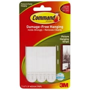 Command Medium Picture Hanging Strips 3 ea (Pack of 6)