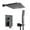 Matte Black, variant on Logmey 10 Inch Wall Mounted Shower Head and Handheld Combo and Mixer Valve Handle Inwall Shower Fixtures