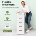 thumbnail image 3 of Durable 5-Tier Plastic Storage Cabinet,Multi-Purpose Storage Cabinets with Drawers, Garage Storage Cabinets with Doors,Ideal Plastic Storage Cabinet with Door, 3 of 13