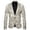 Blazer 217#Grey, variant on Carnival Blazer for Men Glitter Print Jacket Celebration Stylish Shiny Stretch Slim Fit Dress Coat Travel Party Business Formal
