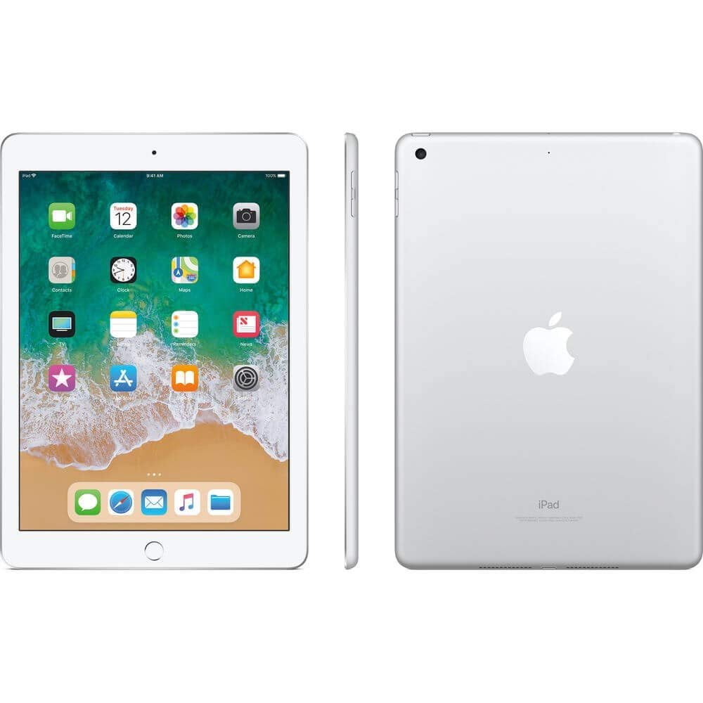 Restored Apple iPad (6th Gen) 32GB Wi-Fi - Silver (Refurbished)