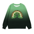 thumbnail image 4 of Oxodoi Girls Boys St. Patrick's Day Sweatshirt Toddler Kids Sleeve T-Shirt Winter Pullover Tops, 4 of 5