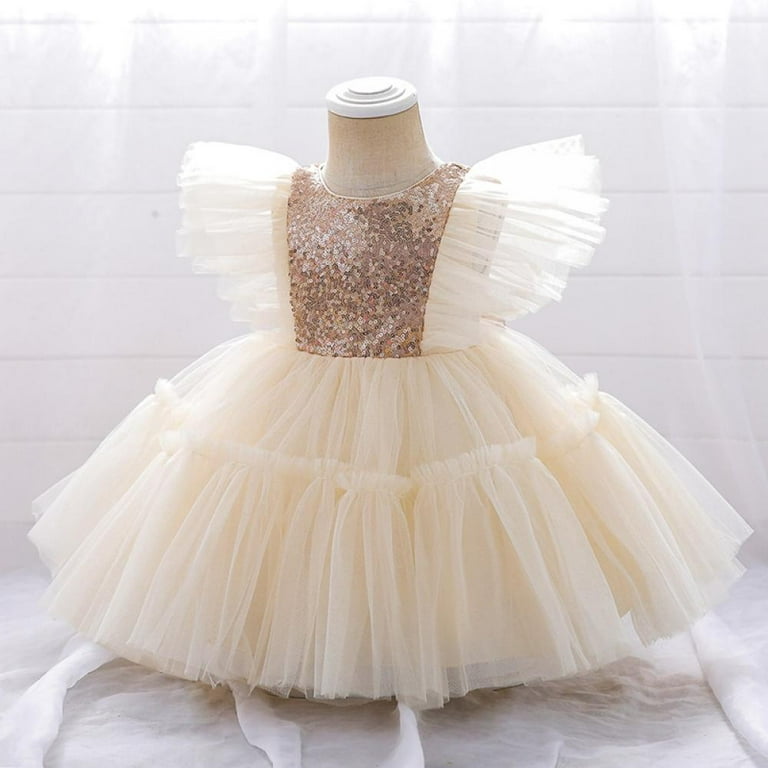 LOVEBAY 3-11T Girls Sequin Mesh Tull Dress Ball Gown Dresses For Girls  Special Occasion Dresses Wedding Flower Girl Pageant Gown Party Dress -  Walmart.com