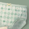 thumbnail image 5 of NIEWTR Toddler Girls Underwear Cotton Panties Kids Briefs Super Soft Cute Animal Pattern（A01-Light Green,2-3 Years), 5 of 5
