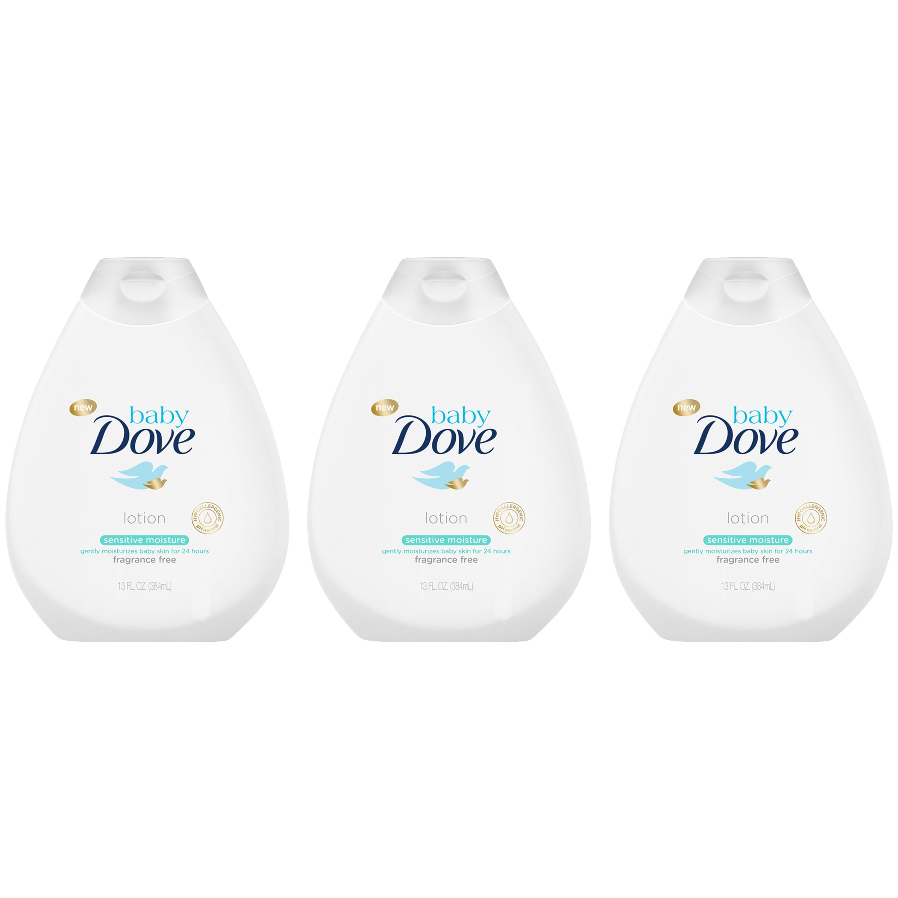 Baby Dove Lotion Sensitive Moisture 13 oz, 3 count