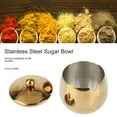 thumbnail image 4 of Salt Spices Container, Large Stainless Steel Sugar Bowl Spice Jar With Lid Storage For Salt Candy Coffee Dishwasher Safe, 4 of 8