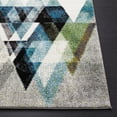 thumbnail image 3 of SAFAVIEH Porcello Iola Geometric Area Rug, Grey/Blue, 4' x 6', 3 of 11