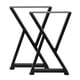 thumbnail image 2 of Resistente Furniture Legs 28*20 Inch X-Shape Metálico Coffee Mesa Legs X-Shape Bench Legs Escritorio Resistente Legs Negro Metálico End Mesa Legs cm de ProfundidadIY Furniture Legs, 2 of 7