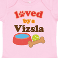 thumbnail image 4 of Inktastic Vizsla Loved by a (Dog Breed) Boys or Girls Baby Bodysuit, 4 of 5