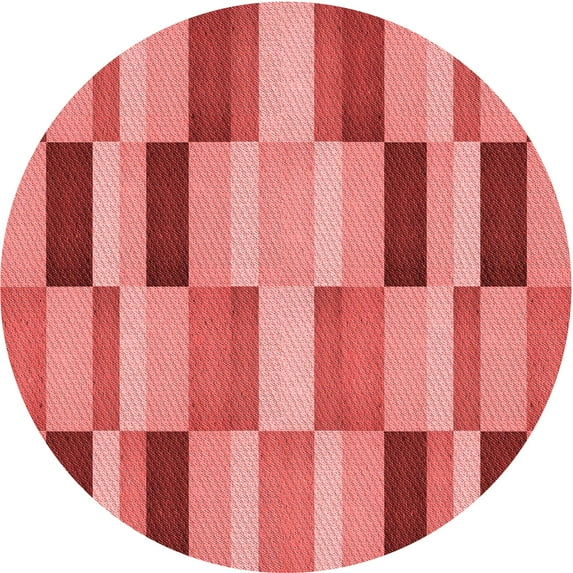 Ahgly Company Indoor Square Patterned Love Red Area Rugs, 3' Square