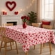 thumbnail image 5 of CaiYueKe Valentine's Day Tablecloth Waterproof Plastic Party Supplies Romantic Heart Design Large Rectangle Table Cover Decorations for Holiday Dinner Party Decor, 5 of 7