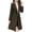 Black, variant on Casual Jackets for Women Winter Coats for Women Warm Hooded with Hooded Coat Winter Thicken Batwing Cable Knitted Slouchy Wrap Cardigan Abrigos De Mujer Elegantes Largos