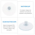 thumbnail image 2 of OUNONA 10Pcs Small Transparent Suction Cups for Glass Ceramic Tile Heavy Duty Hooks, 2 of 8