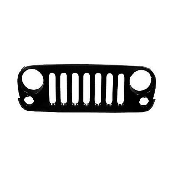For Jeep Wrangler 2007-2017 Grille | Matte Black | Paint To Match | CAPA | CH1200313 | 68046306AC