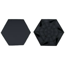 Stepping Stones with Ground Stakes Stepping Stones with Stakes Home Or Garden Step Stones For Outdoor Walkway Or Pavers (Hexagon - Black) Garden Decor Outdoor Decor,1 Pc