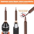 thumbnail image 4 of Juego de destornilladores de precisión, kit de reparación electrónica profesional 68 en 1 para productos electrónicos naranja, 4 of 5