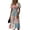 Multicolor, variant on Minjewel Women's Floral Shift Dress with Print V-Neck - Short Sleeve Summer Dress, Loose Flowy Beach Party Outfit, Comfy Vacation Mini Dress,Black,L