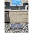 thumbnail image 3 of Bedlington Terrier Blue Welcome Machine Washable Memory Foam Mat, 3 of 4