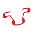 thumbnail image 3 of yotijar Steering Wheel Panel Cover Car Steering Wheel Frame Cover for F150 Red, 3 of 8