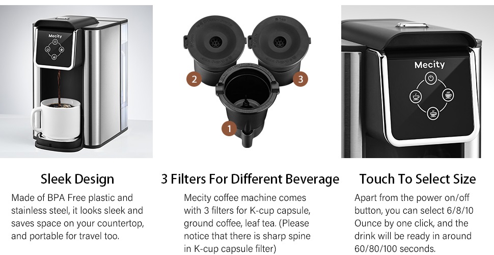 Mecity Coffee Maker 3-in-1 Single Serve Coffee Machine Review - Is It Worth  It? 