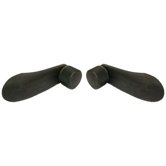 Garage-Pro Window Crank Set of 2 Compatible with 2000-2014 Chevrolet Tahoe, 000-2014 GMC Yukon, 2000, 2002-2014 Cadillac Escalade Textured Black, Plastic Front or Rear, Driver and Passenger Side