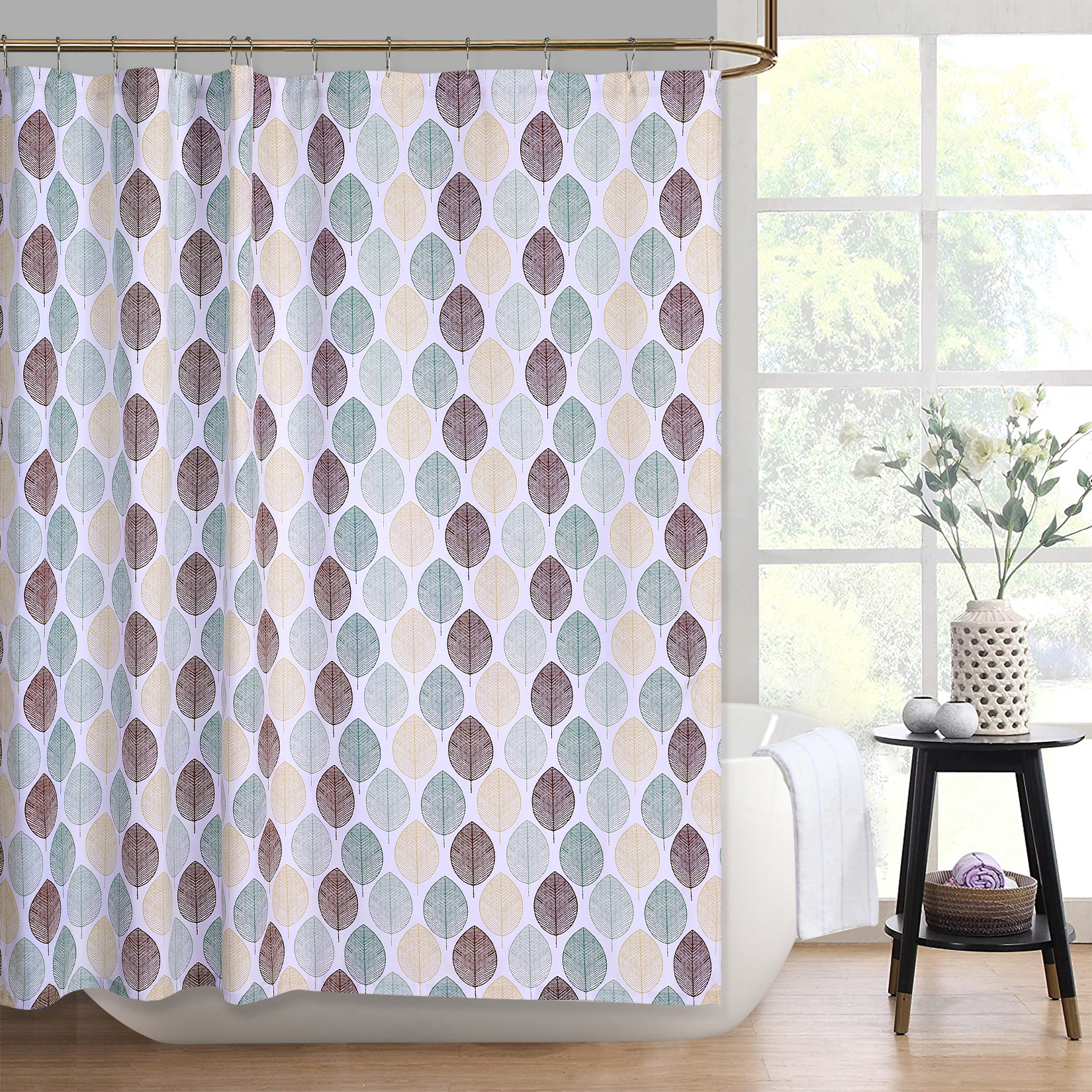 ZACOO Shower Curtain 72 inches Long Heavy Duty Machine Washable Shower