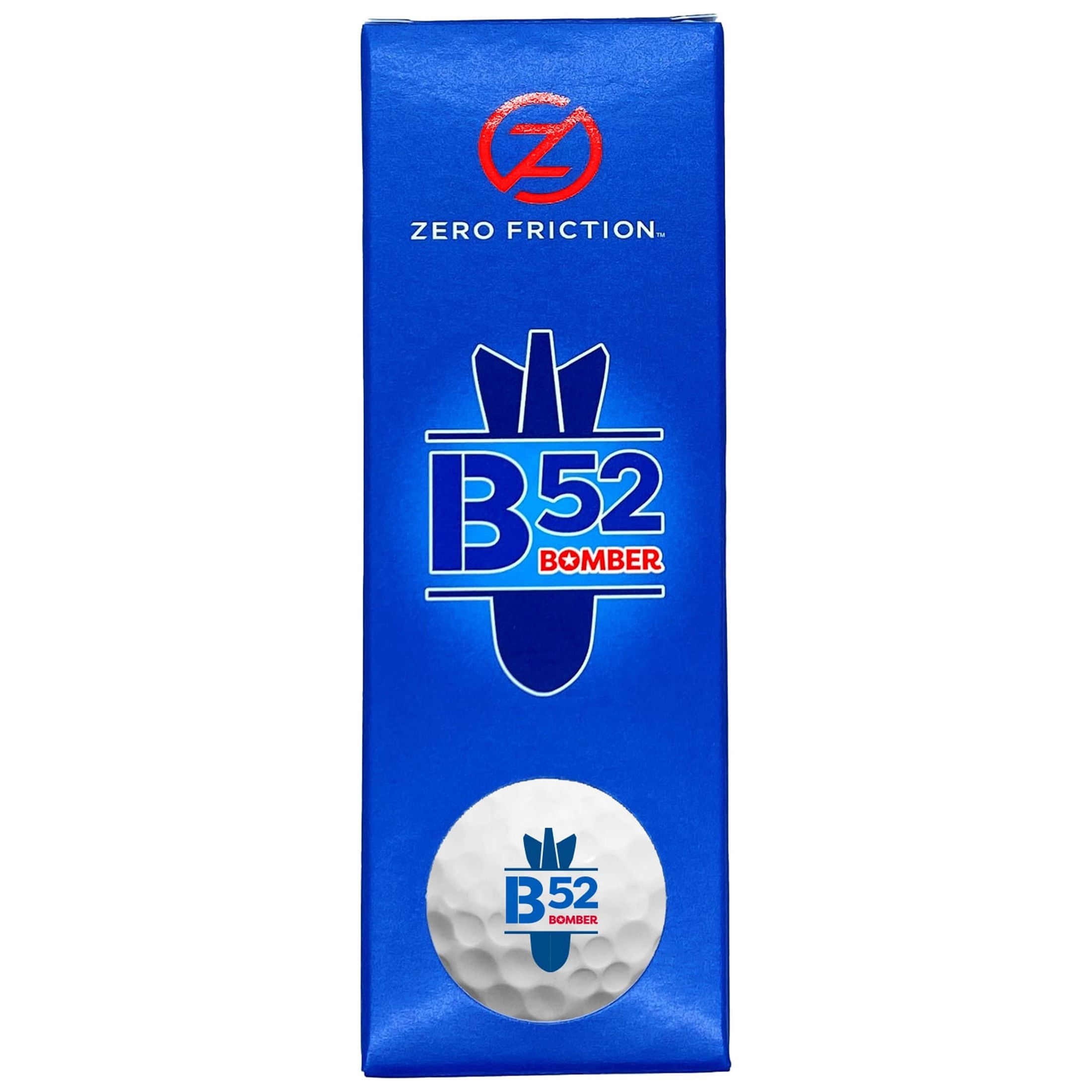 Zero Friction B52 Distance Golf Ball - 15 Piece White Ball Set